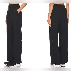 ALO Black High Waist Pursuit Trouser New